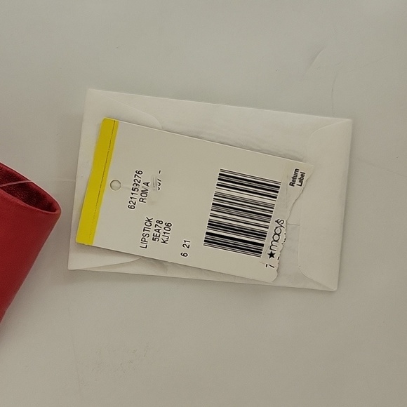 Jones New York sz medium red leather blazer. New fully lined butter soft - Picture 7 of 7